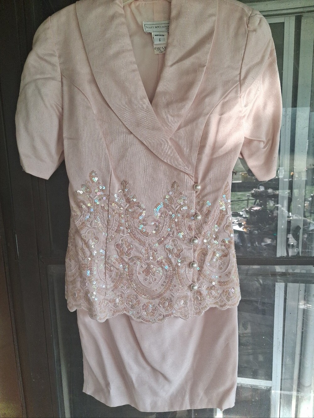 Vintage Scott McClintock Pale Pink Tailored Jacket And Skirt - Picture 2 of 6